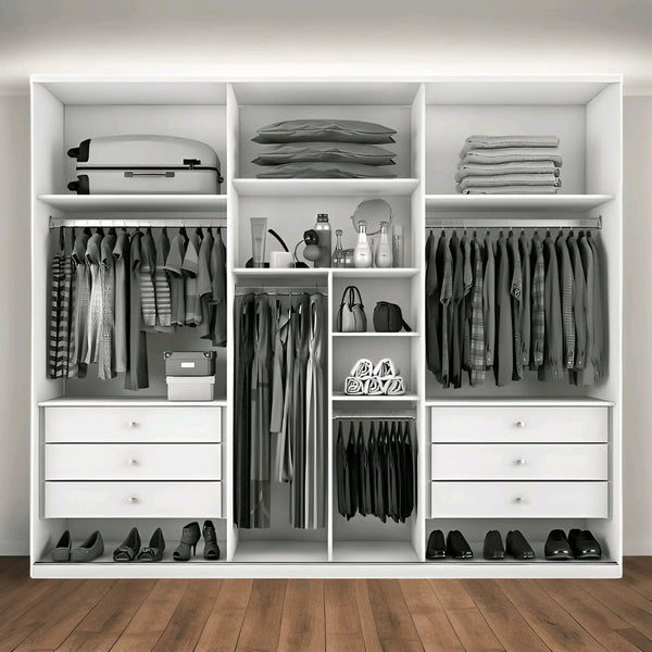 دولاب ملابس بتصميم حديث لتنظيم الملابس